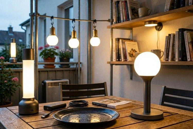 Battery-Operated Wireless Lamps