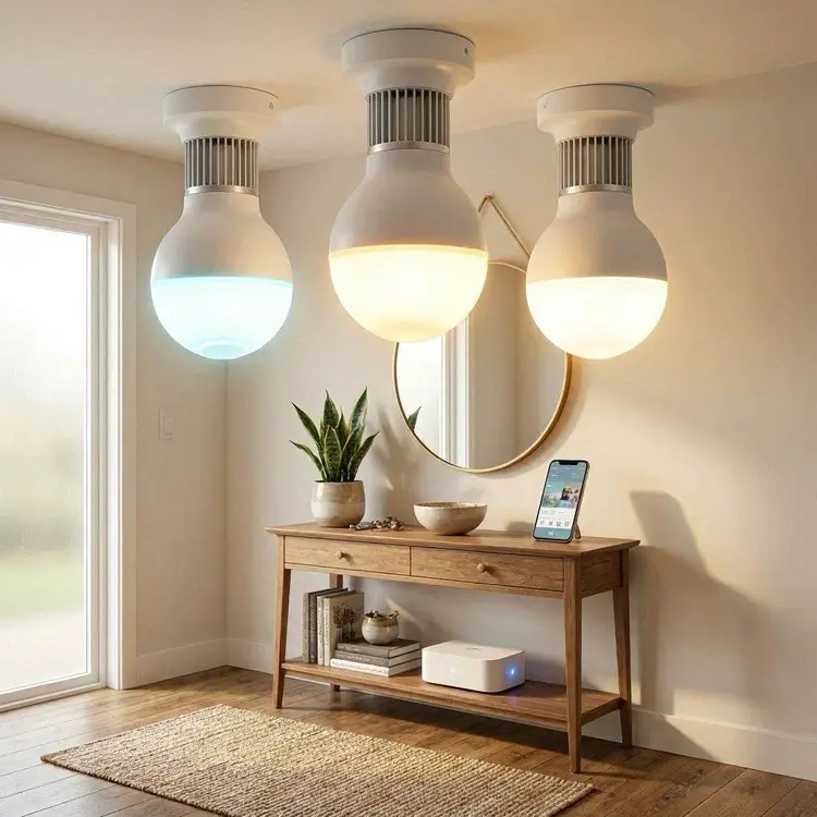 Smart LED Bulbs with Adaptive Brightness