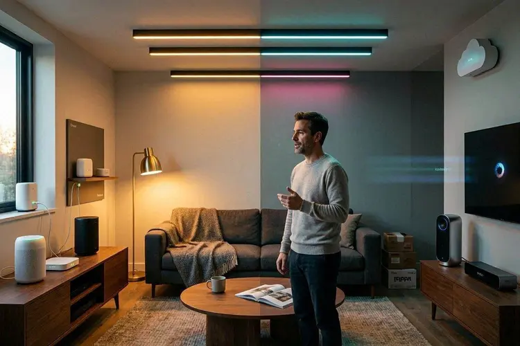 Voice-Controlled Ambient Lights