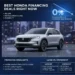 Best Honda Financing Deals Right Now