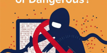 Hidden tech development concept illustration