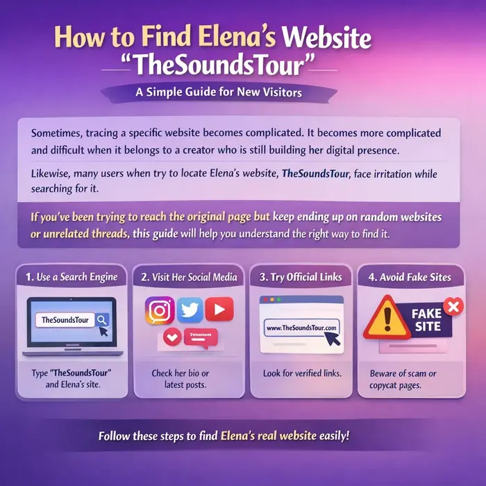 • TheSoundsTour official link How to find TheSoundsTour 