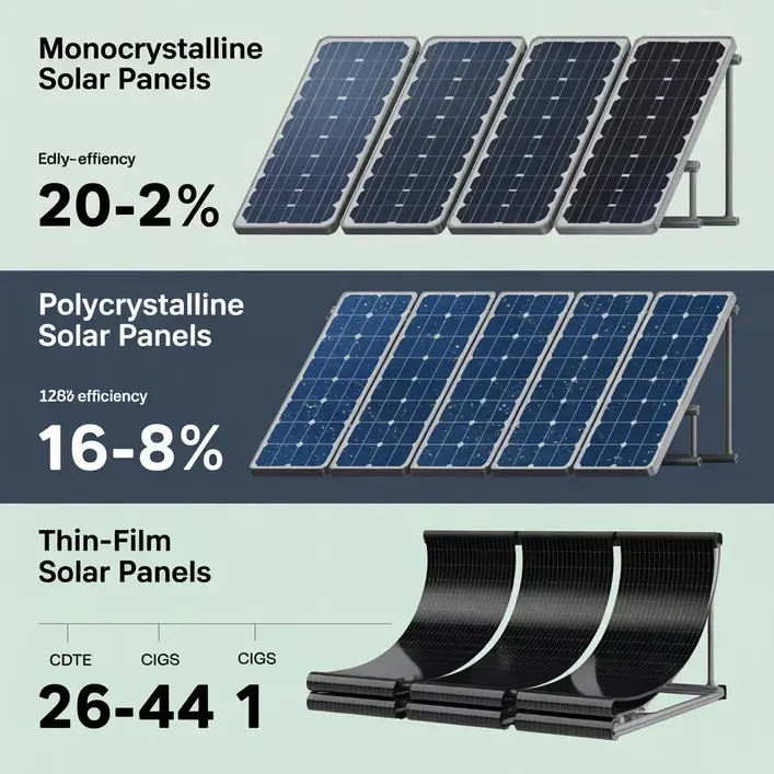 Types of Solar Panels Used by Businesses